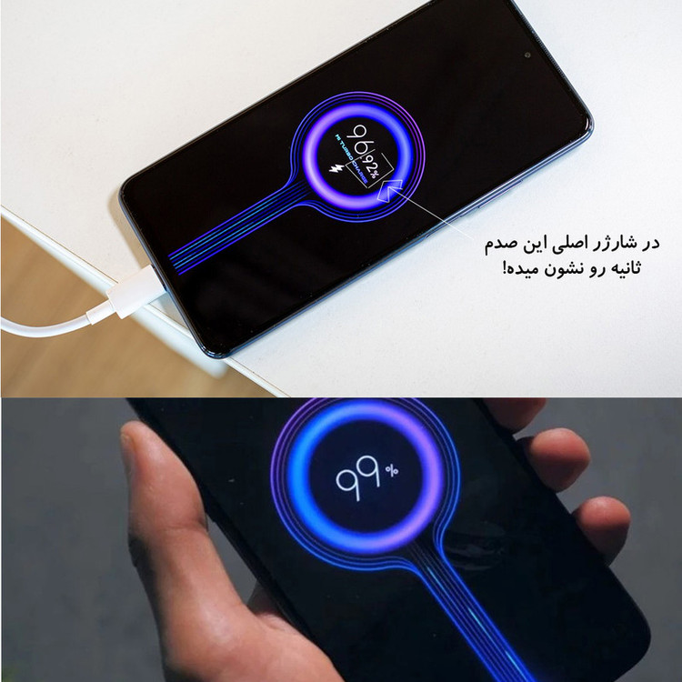 شارژر اورجینال سرکارتنی شیائومی مدل 33 وات