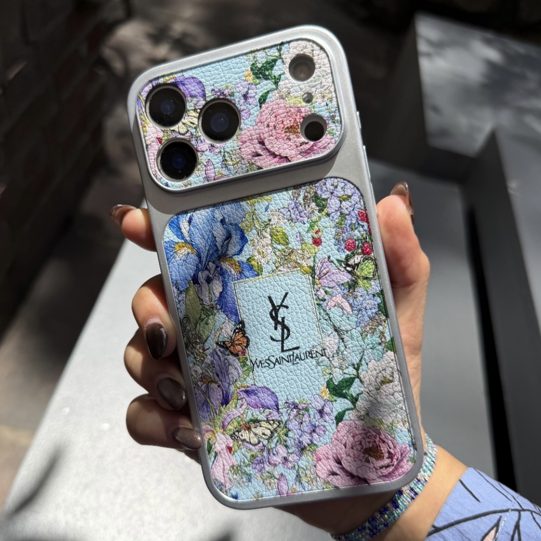 گارد YSL spring flowers (ابی)