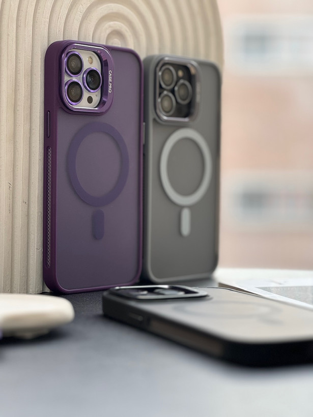 گارد Matte CasePro Lens with MagSafe استند شو با لنز رینگی