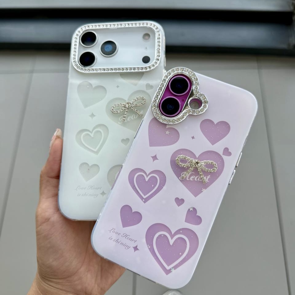 قاب ribbon heart صدفی